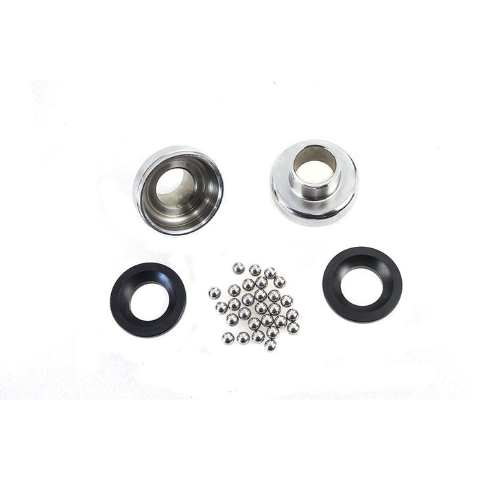 Chrome Complete Neck Cup Kit - V-Twin 24-0093