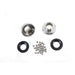 Chrome Complete Neck Cup Kit - V-Twin 24-0093