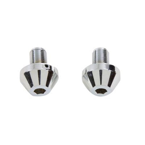 Chrome 41mm Taper Top Socket Fork Caps - V-Twin 24-0154