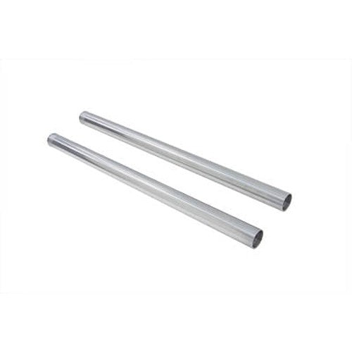 Chrome 39mm Fork Tube Set 27-3/8 Total Length - V-Twin 24-0439 - Big Twin 1987-2008