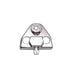 Street Slammer Handlebar Riser Cover Chrome - V-Twin 24-1063 - OEM 55854-07 - Twin Cam Touring 2003-2013