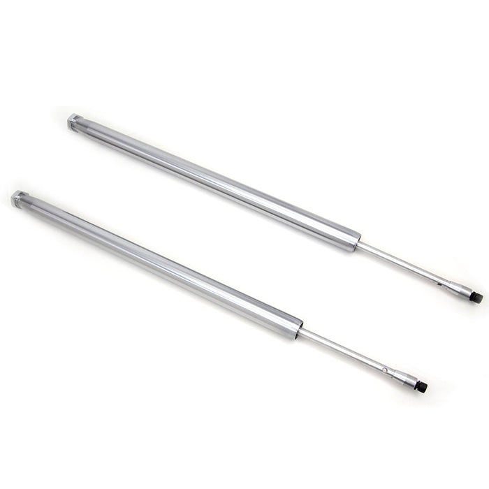 Chrome 35mm Fork Tube Assembly 23-1/2 Total Length - V-Twin 24-1073 - Ironhead 1973-1977