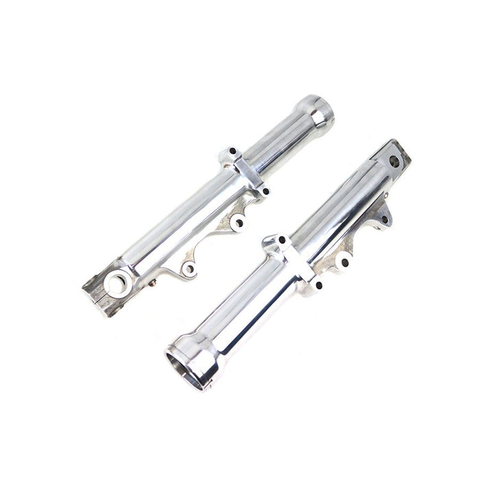 Polished 39mm Dual Disc Lower Leg Set - V-Twin 24-1330 - OEM 46023-00