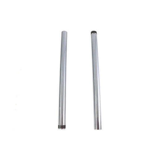 Hard Chrome 49mm Fork Tube Set 2 Over Stock - V-Twin 24-1434 - Twin Cam Dyna 2006-2017