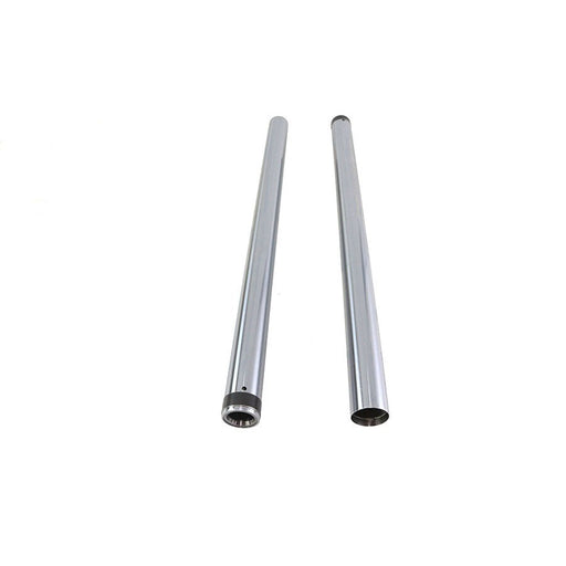 Hard Chrome 49mm Fork Tube Set 4 Over Stock - V-Twin 24-1435 - Twin Cam Dyna 2006-2017