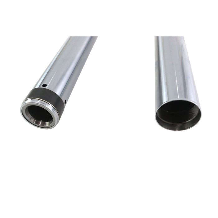 Hard Chrome 49mm Fork Tube Set 4 Over Stock - V-Twin 24-1435 - Twin Cam Dyna 2006-2017