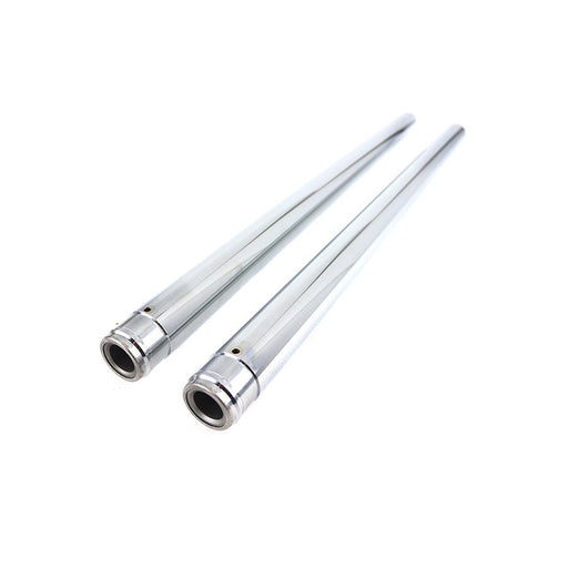 Hard Chrome 49mm Fork Tube Set 6 Over Stock - V-Twin 24-1436 - Twin Cam Dyna 2006-2017