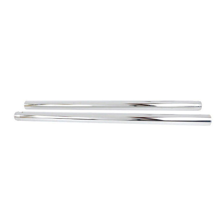 Hard Chrome 49mm Fork Tube Set 6 Over Stock - V-Twin 24-1436 - Twin Cam Dyna 2006-2017