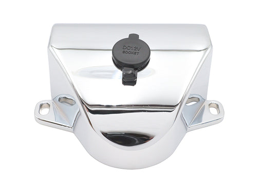 V-Twin Manufacturing Chrome Handlebar Clamp Cover