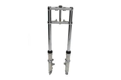 V-Twin Manufacturing Fork Assembly with Polished Sliders 2 Over Stock