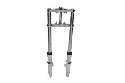 V-Twin Manufacturing Fork Assembly with Chrome Sliders 2 Over Stock