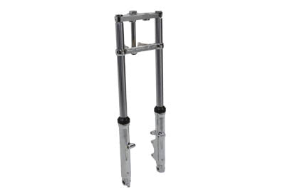 V-Twin Manufacturing Fork Assembly with Chrome Sliders 6 Over Stock - additional view 2