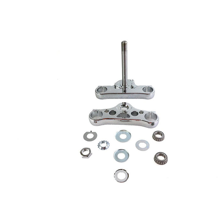 FXD 49mm Triple Tree Set Chrome - V-Twin 24-1821 - Twin Cam Dyna 2008-2017