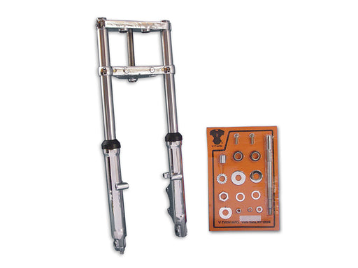 V-Twin Manufacturing Fork Assembly with Chrome Sliders - additional view 2
