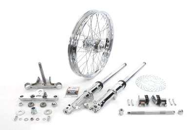 V-Twin Manufacturing 41mm Fork Assembly with Chrome Sliders 21 Wheel