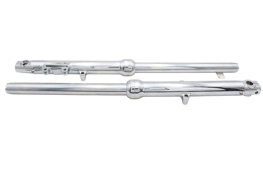 V-Twin Manufacturing Factory Sample 39mm Fork Slider Assembly Single Disc with