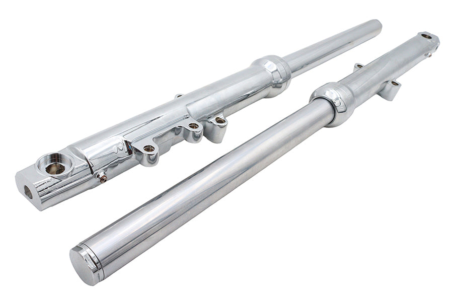 V-Twin Manufacturing Factory Sample 39mm Fork Slider Assembly Single Disc with - additional view 3