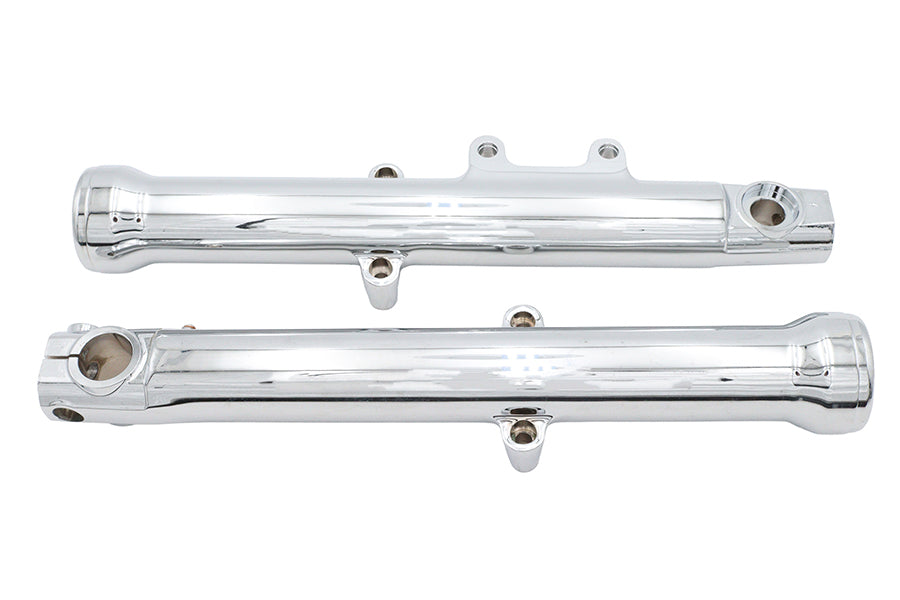 V-Twin Manufacturing Factory Sample 39mm Fork Sliders Chrome