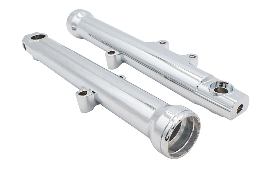 V-Twin Manufacturing Factory Sample 39mm Fork Sliders Chrome - additional view 2