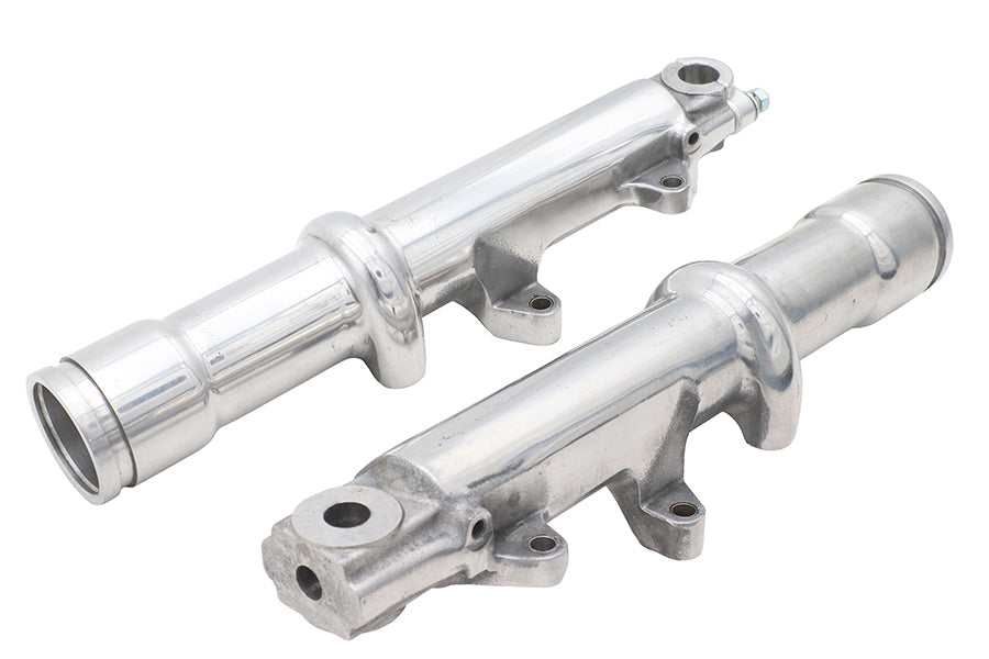 V-Twin Manufacturing Factory Sample Lower Fork Slider Set Dual Disc Polished - additional view 2