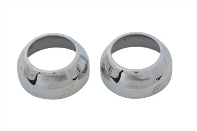 V-Twin Manufacturing 39mm Fork Boot Cover Set Chrome