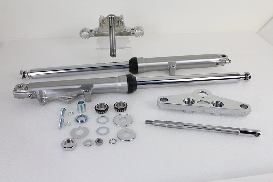 V-Twin Manufacturing 41mm Fork Assembly with Polished Sliders - additional view 3