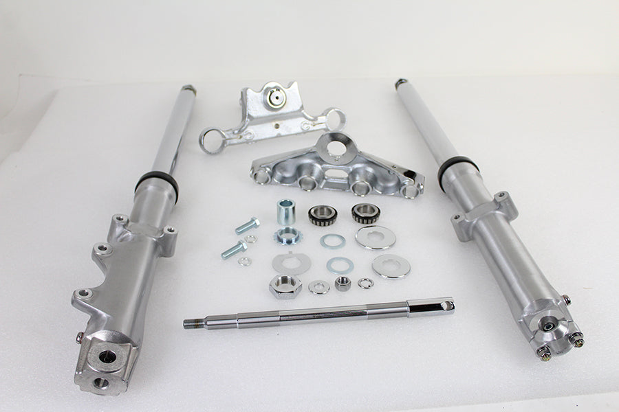 V-Twin Manufacturing 41mm Fork Assembly with Polished Sliders - additional view 4