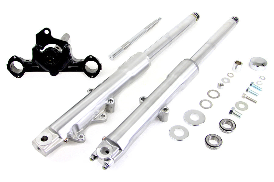 V-Twin Manufacturing 41mm Fork Assembly with Polished Sliders - additional view 3