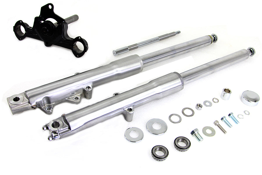 V-Twin Manufacturing 41mm Fork Assembly with Polished Sliders - additional view 4