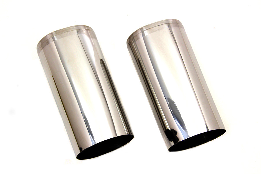 V-Twin Manufacturing Fork Slider Cover Set Stainless Steel - additional view 3