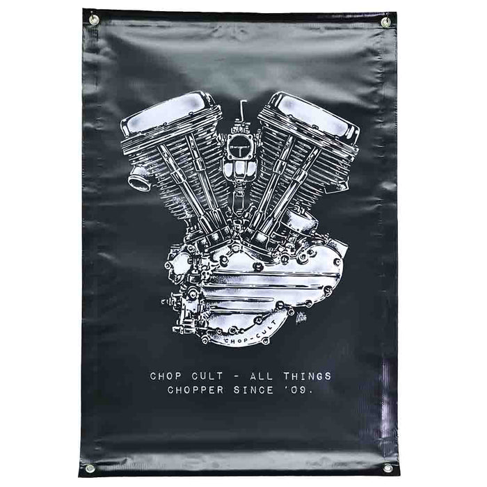 ChopCult Panhead Engine Banner