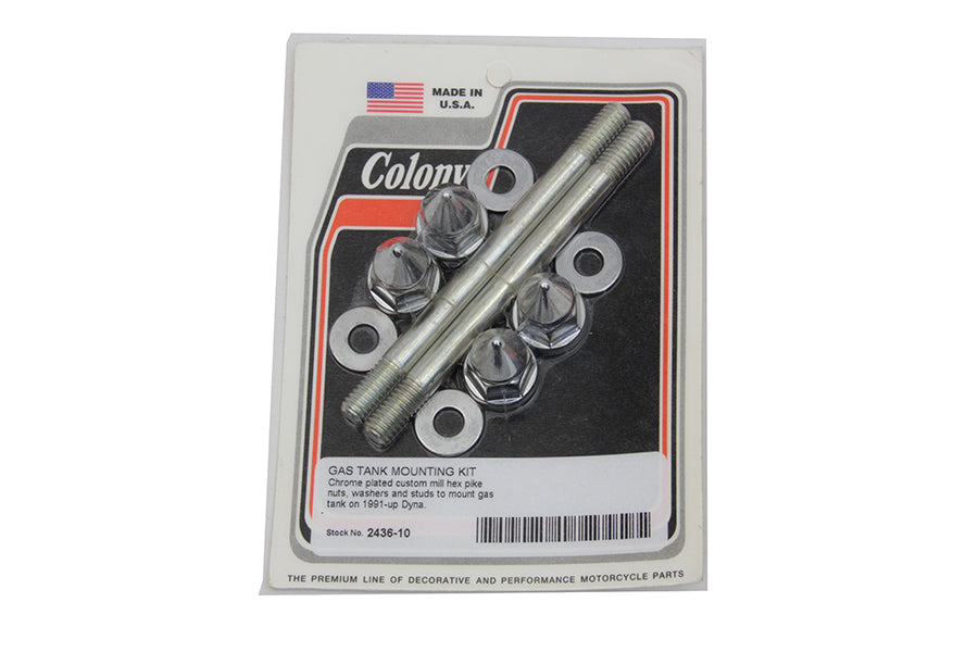 Colony Gas Tank Mount Kit Chrome - additional view 2