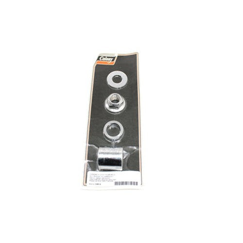 Rear Axle Spacer Kit Groove Style Chrome - V-Twin 2483-4 - OEM 41084-02A - Sportster 2006-2007