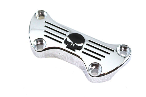 MCM Skull Riser Top Clamp Chrome - additional view 2