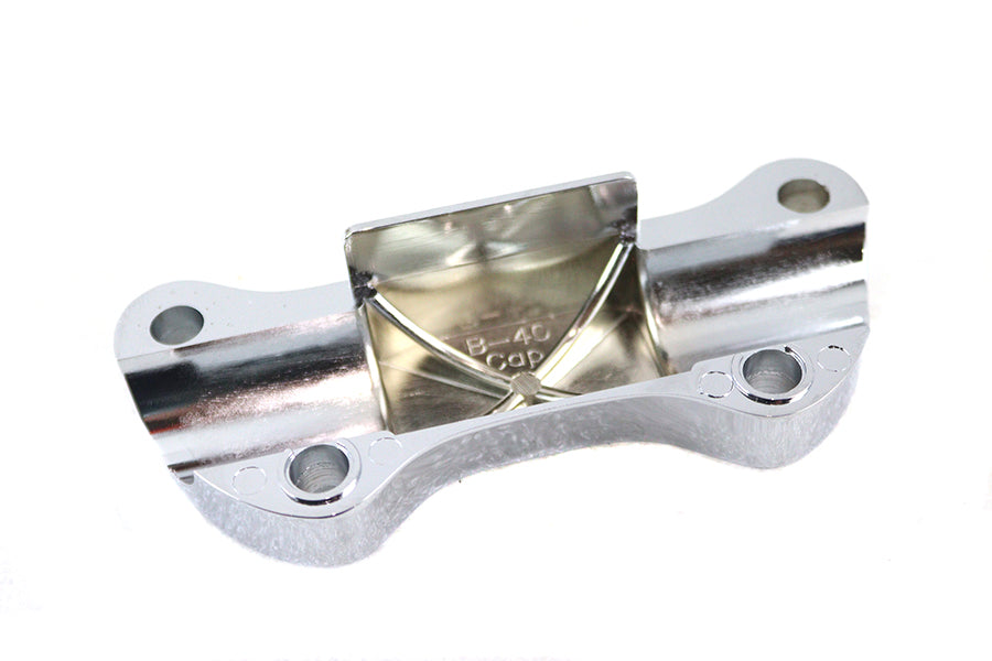 MCM Skull Riser Top Clamp Chrome with Long Skirt - additional view 4