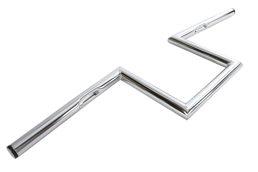 V-Twin Manufacturing 8 Z-Bar Handlebar Chrome - additional view 3