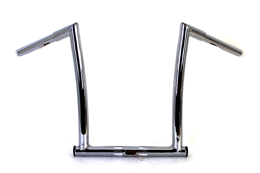 MCM 12 ChiZeled Z-Bar Handlebar Chrome