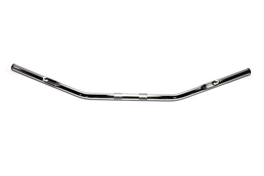 MCM Chrome Drag Handlebar with Indents - additional view 2