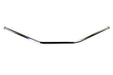 MCM Flat 1 Drag Handlebar with Indents Chrome