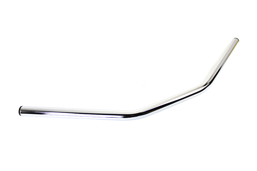 MCM Flat 1 Drag Handlebar with Indents Chrome - additional view 2