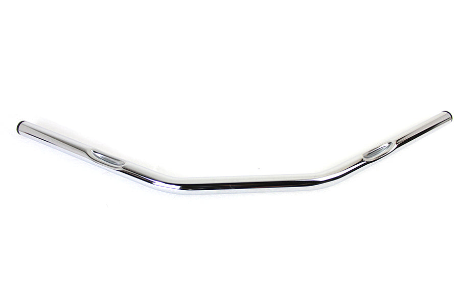 MCM Flat 1 Drag Handlebar with Indents Chrome - additional view 3
