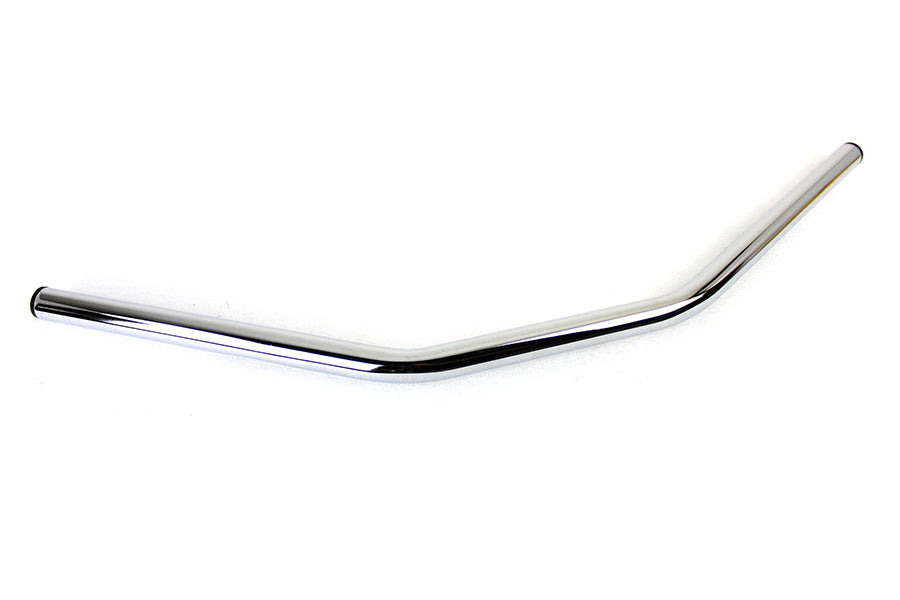 MCM Flat 1 Drag Handlebar with Indents Chrome - additional view 4