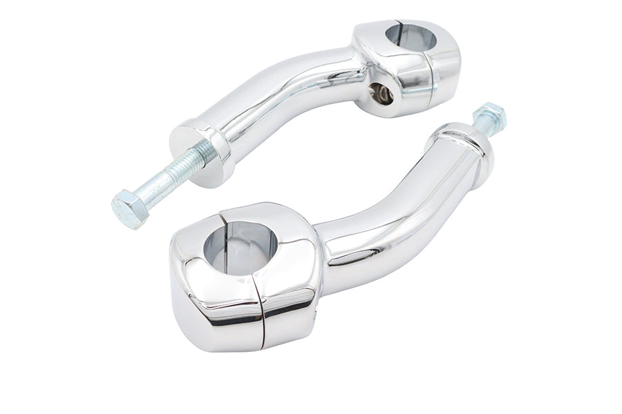 V-Twin Manufacturing 6 Curved Riser Kit Chrome - additional view 3