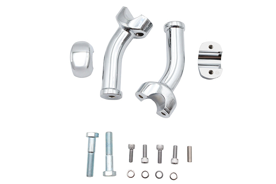 V-Twin Manufacturing 6 Curved Riser Kit Chrome - additional view 4
