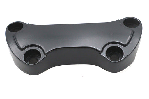 MCM Black Smooth Handlebar Clamp Cover