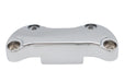 MCM Chrome Smooth Handlebar Clamp Cover with Skirt - additional view 2