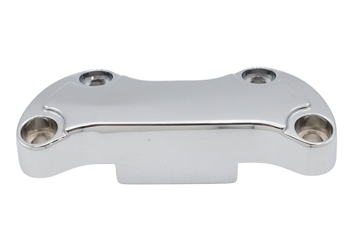 MCM Chrome Smooth Handlebar Clamp Cover with Skirt - additional view 2