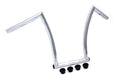 MCM 15 Chrome ChiZeled Z-Bar Handlebar with Indents - additional view 2