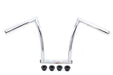 MCM 15 Chrome ChiZeled Z-Bar Handlebar with Indents - additional view 3