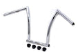 MCM 15 Chrome ChiZeled Z-Bar Handlebar with Indents - additional view 4